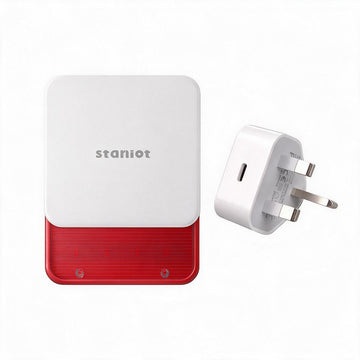 Staniot Wireless Indoor Siren Alarm 115dB Home Security Alarm