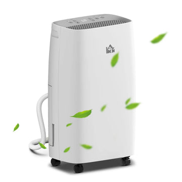 12L/Day Dehumidifier – 2.5L Tank with 24H Timer & 2 Speed Modes
