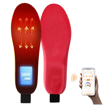 APP-Controlled Heated Insoles – Electric Warming Pads with Adjustable Temperature