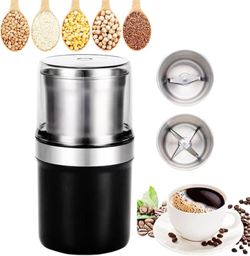 200W High-Power Coffee Grinder, Detachable Multifunctional Kitchen Grinder