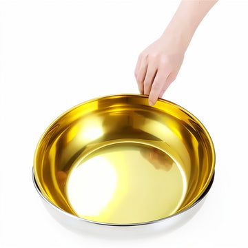 Stainless Steel Mixing Bowl – Large Capacity Kitchen Bowl for Dough & Salad