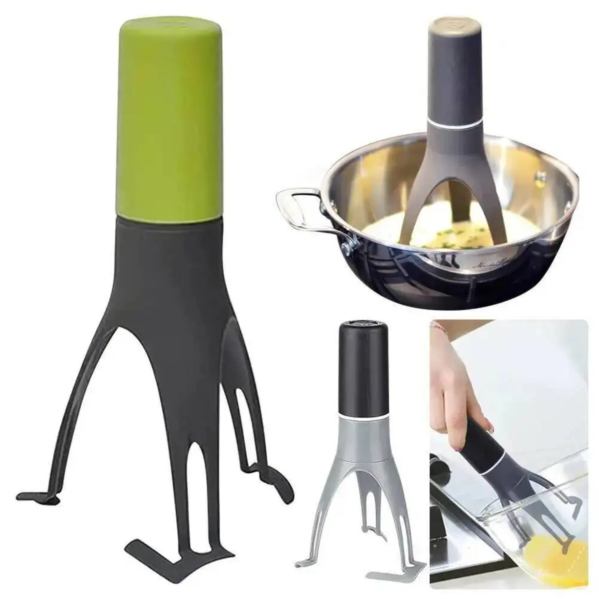 Electric Triangle Pan Stirrer – Battery Operated Sauce & Soup Mixer