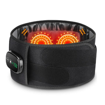 Electric Heating Waist Massager Belt Vibration Hot Compress Lower Back Support