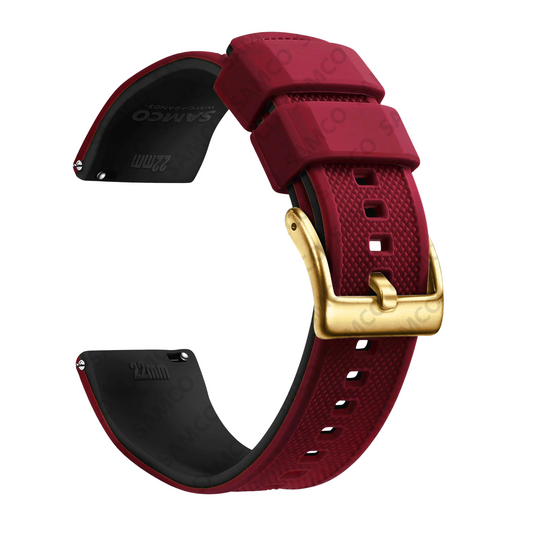 Premium Quick-Release Silicone Watch Band – Universal Replacement Strap