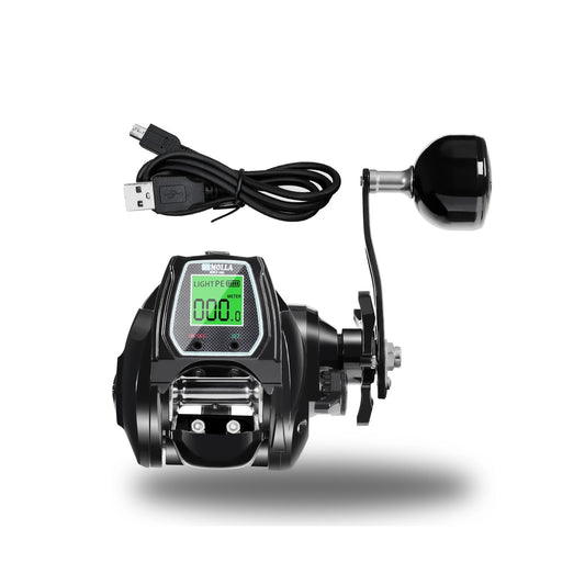 Electronic Fishing Reel Baitcasting Waterproof Catfishing