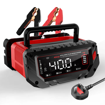 480W Smart Battery Charger 6V/12V/24V 40A for Lithium & Lead-Acid Batteries