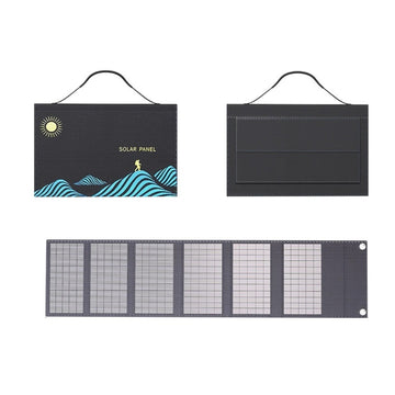 Portable Folding Solar Panel 1000W – USB & DC Output Solar Charger for Outdoor Power