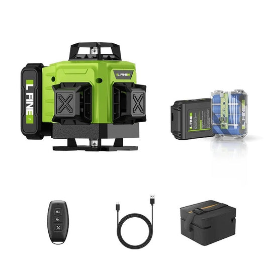 16-Line Self-Leveling Laser Level – Green Cross Line Tool