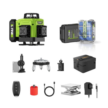 16-Line Self-Leveling Laser Level – Green Cross Line Tool