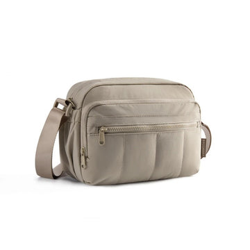 Nylon Crossbody Shoulder Bag – Solid Color Casual Hobo Purse