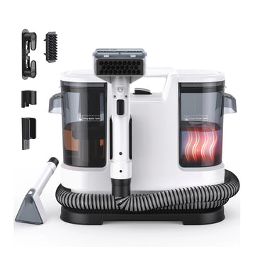 V8 Carpet Cleaner – 800W Hot Water Deep Clean with Strong Suction