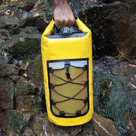 40L Waterproof Floating Dry Bag Roll-Top Backpack for Kayaking & Water Sports