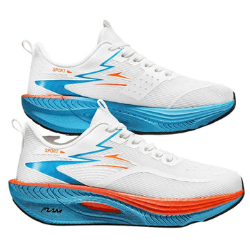 Carbon Plate Running Shoes Breathable Air Cushion Athletic Sneakers