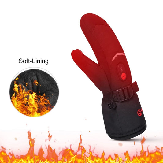 Electric Thermal Snowboard Motorcycle Skiing Finger Style Luxury Gloves