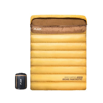 2-Person 4-Season Sleeping Bag – Portable Winter Camping and Hiking