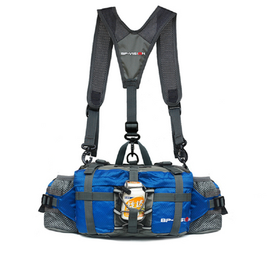 Waist bag waterproof hiking pack with water bottle holder