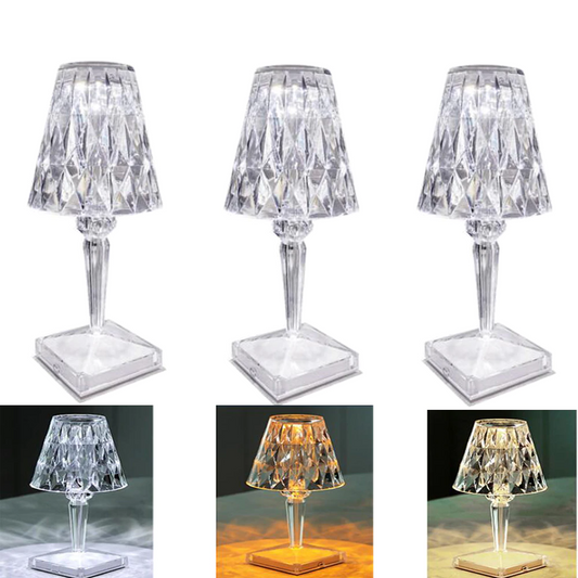 1-3 Pcs diamond table crystal lighting LED light lamp