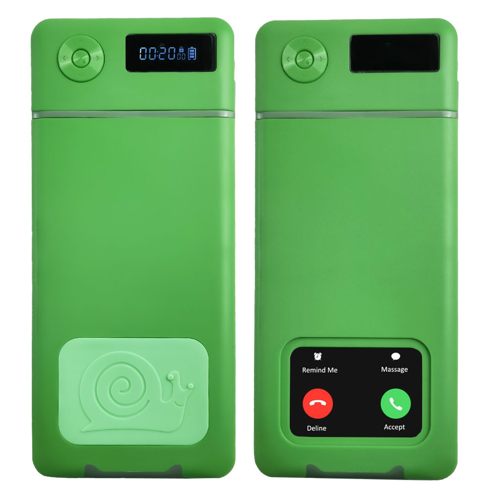 Students smartphone timer locker addiction self-control