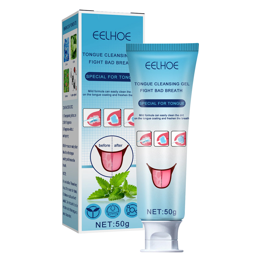 Tongue cleaning gel with brush blxck norway™