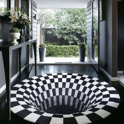 Anti-Slip 3D Illusion Carpet Rugs Decorative
