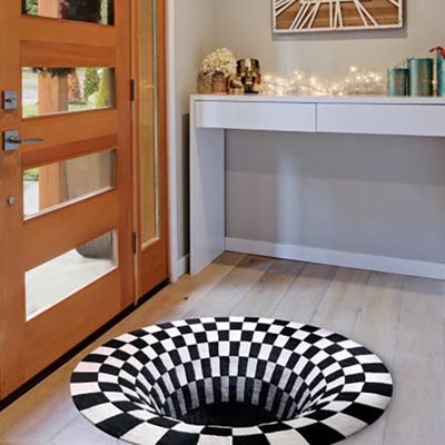 Anti-Slip 3D Illusion Carpet Rugs Decorative