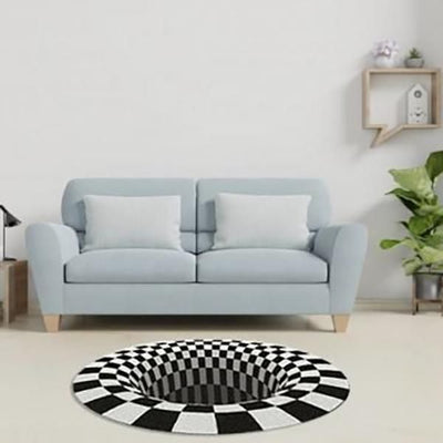 Anti-Slip 3D Illusion Carpet Rugs Decorative