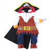 Pet dog costume pirate suit halloween costume puppy suits