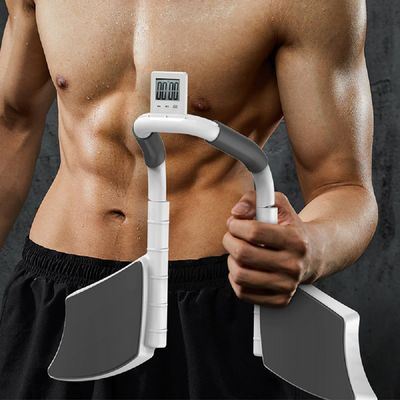 Multifunctional push ups training board with timing plank