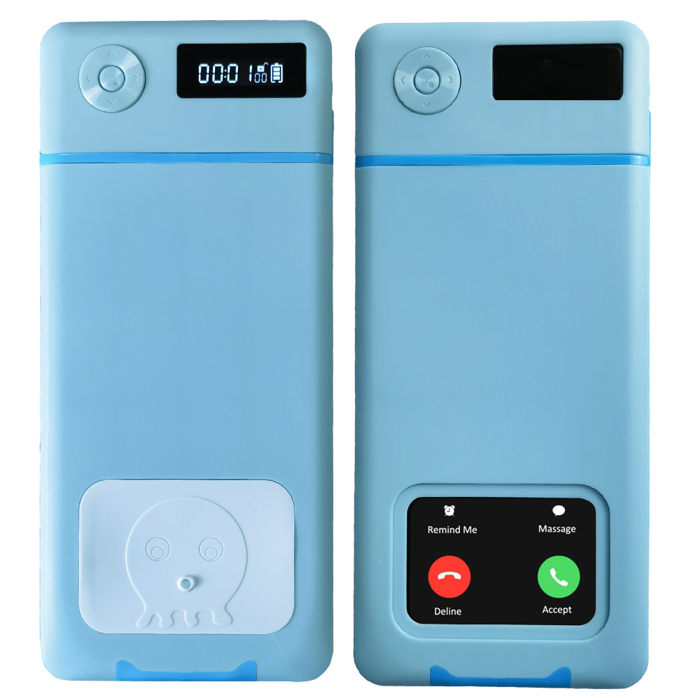 Students smartphone timer locker addiction self-control