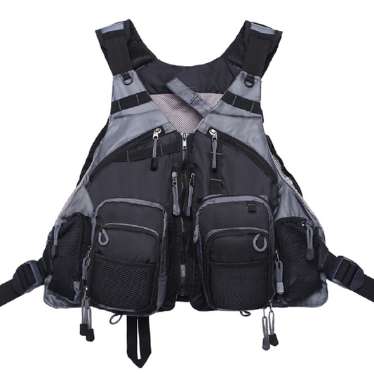 Fly fishing vest pack adjustable for men & women
