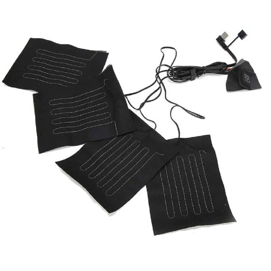 Warm fast heating pad for clothes vest jacket