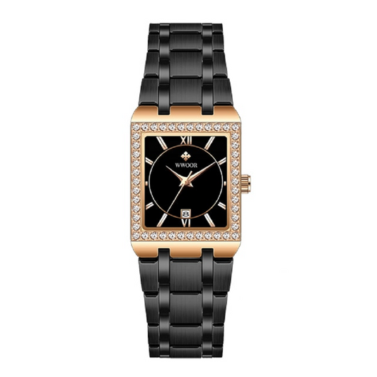 Fashion ladies diamond luxury square wrist watches