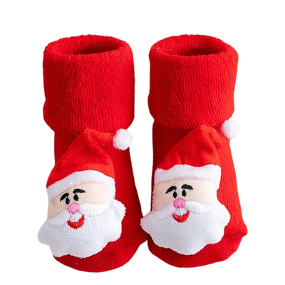 Children's socks non-slip cotton toddler baby christmas socks