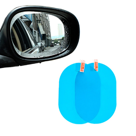 2 Pcs car mirror protective anti fog waterproof film auto sticker