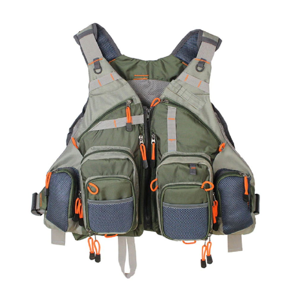 Fly fishing vest pack adjustable for men & women