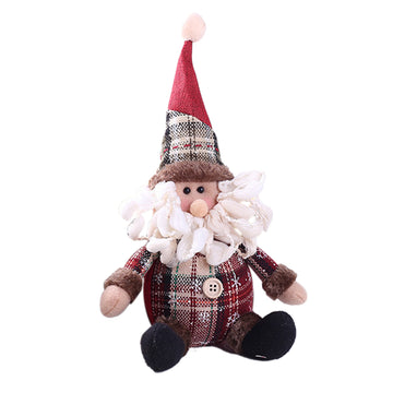 Christmas Tree Decorations Innovative Elk Santa Snowman Dolls BLXCK NORWAY™
