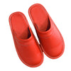 Unisex genuine leather slippers flat house shoes blxcknorway™