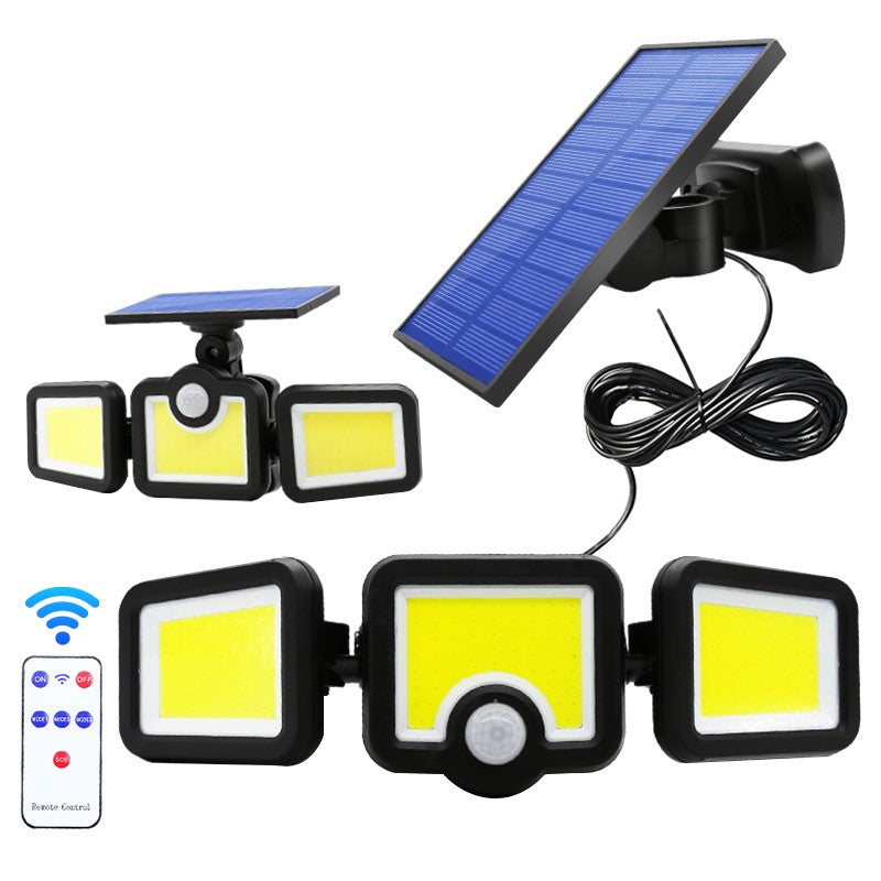 Solar lights with motion sensor adjustable head wide lighting angle blxck norway™