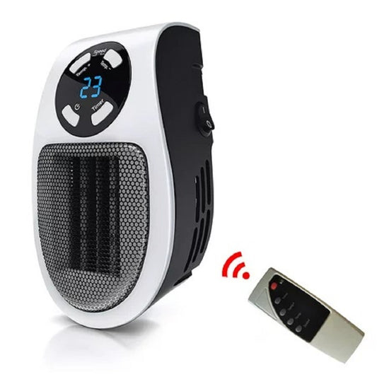 Portable electric space heater remote warmer machine