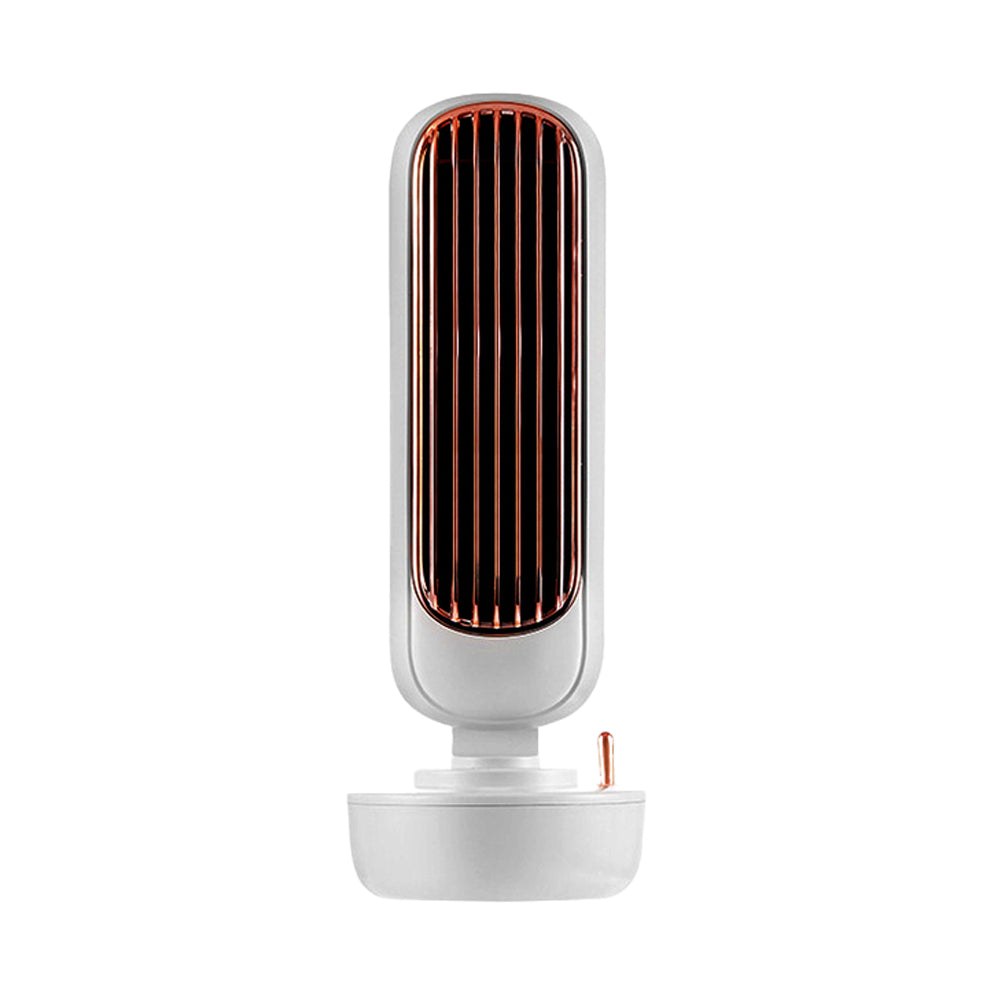 2 in 1 mist air cooler bladeless fan desktop silent air conditioner blxck norway™