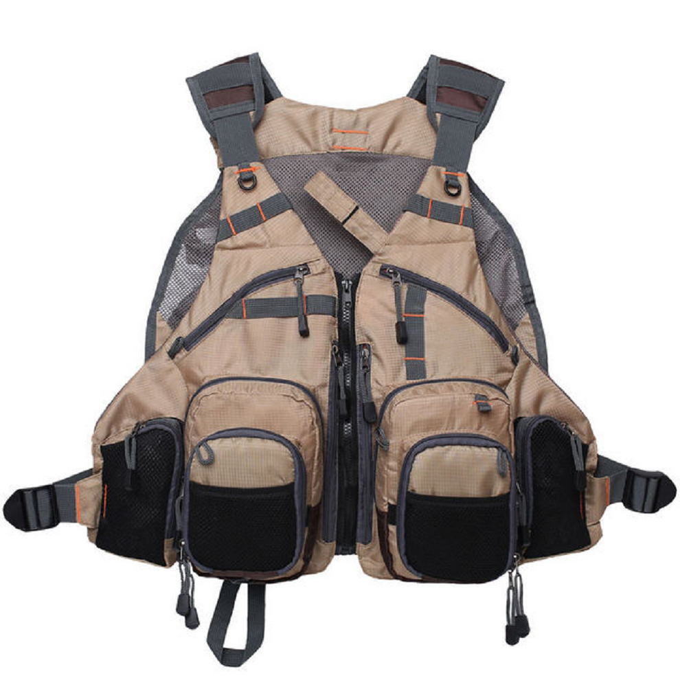 Fly fishing vest pack adjustable for men & women