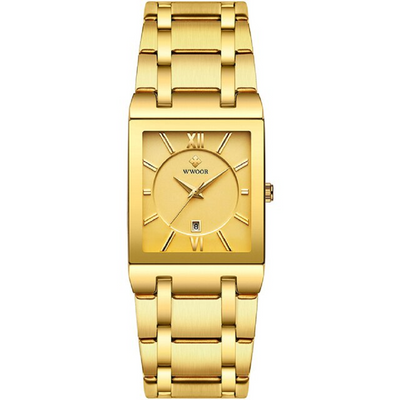 Luxury men's wristwatch stainless steel waterproof quartz watches