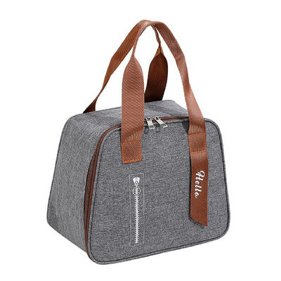 Portable lunch bag thermal insulated lunch box