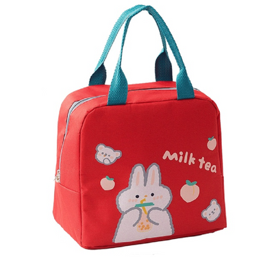 Portable lunch bag thermal insulated lunch box