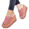 Women's wedge platform slide on sandals blxcknorway™