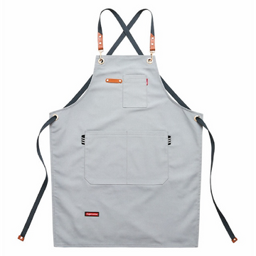 Chef cross back apron for women & men with tool pockets