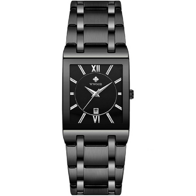 Luxury men's wristwatch stainless steel waterproof quartz watches