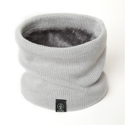 Unisex thermal neck warmer fleece tube winter scarf