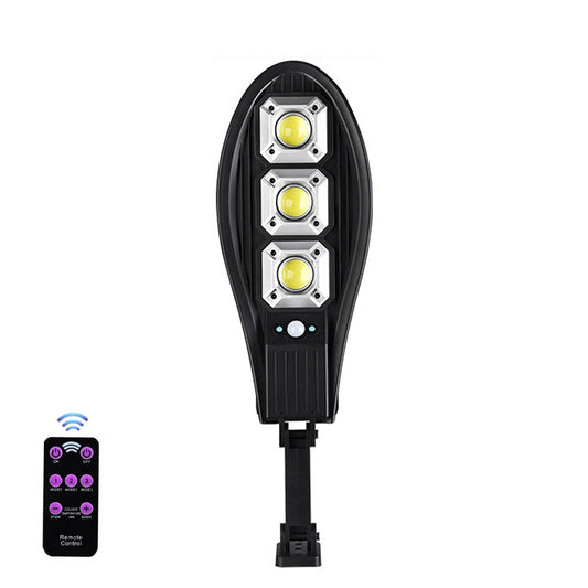 Solar street LED lamp PIR motion brightest light blxck norway™