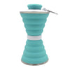 Silicone collapsible water bottles blxck norway™
